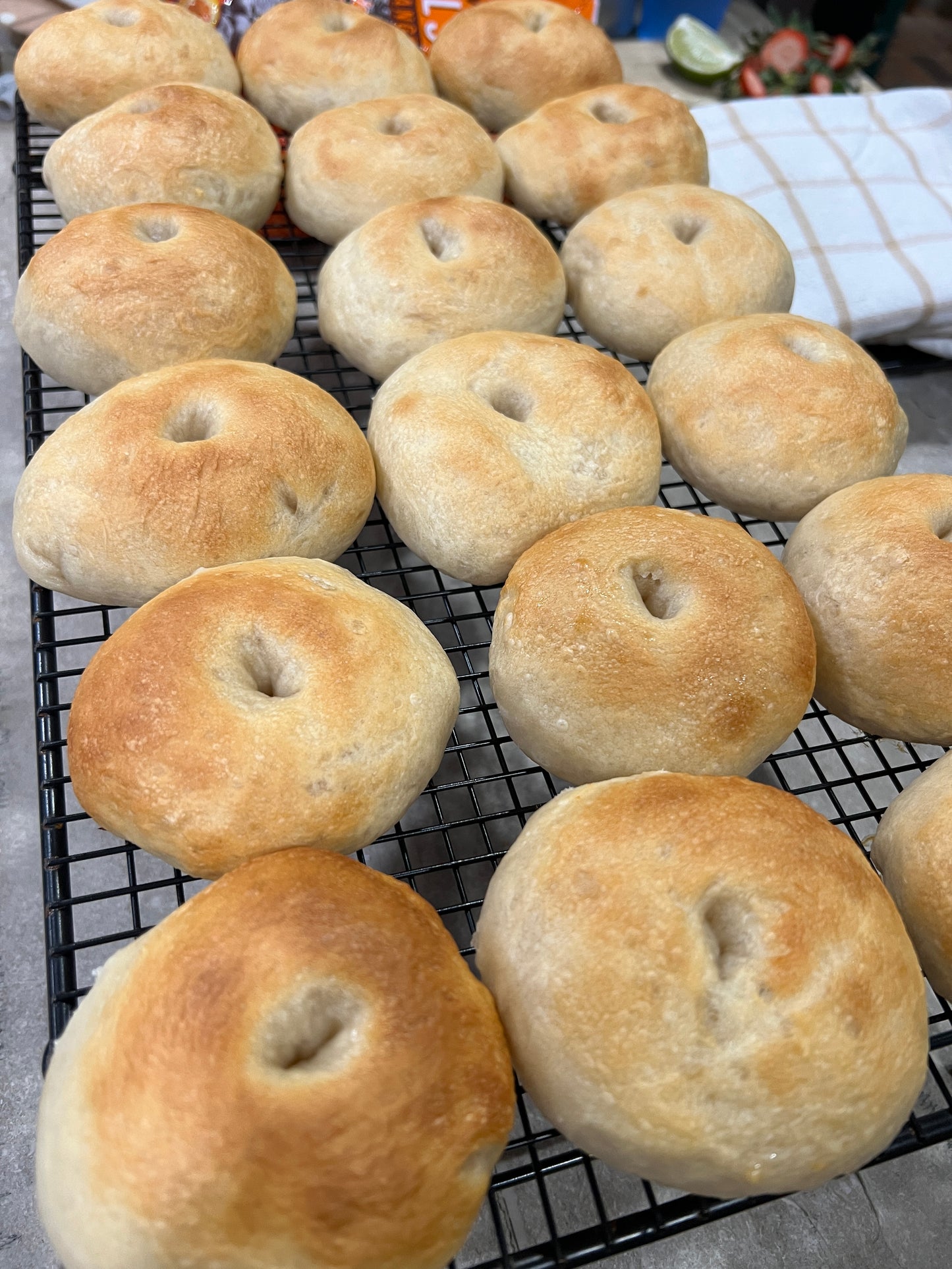 Sourdough Bagels